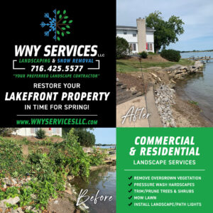 WNY Services, landscaping, professional landscaing, WNY landscaping, grand island landscaping, landscaping tips, lakefront property