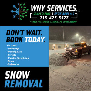 WNY Services, snow removal, residential snow removal, commercial snow removal, professional snow removal. grand island snow removal
